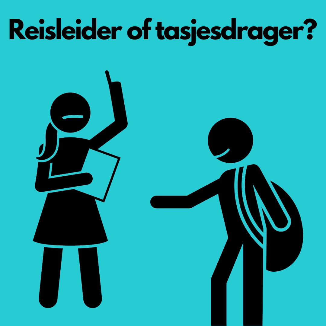 Reisleider of tasjesdrager